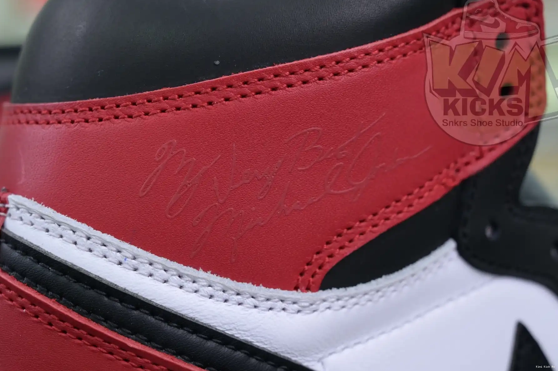 OG“Black Air Kimikick Jordan Toe Jordan 1High Reimagined” 0707